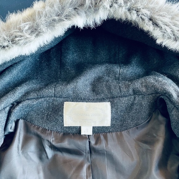 General Issue Wool Coat with Detail Hood - Picture 3 of 6